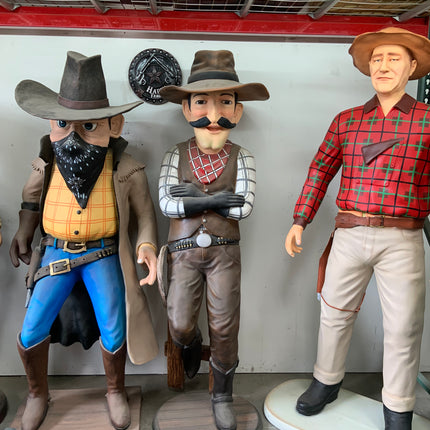 Cowboy Robber Life Size Statue - LM Treasures 