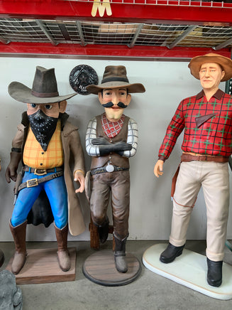 Cowboy Robber Life Size Statue - LM Treasures 