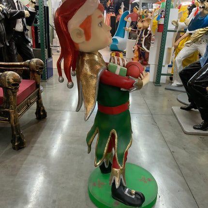 Christmas Elf Boy Over Sized Statue - LM Treasures 