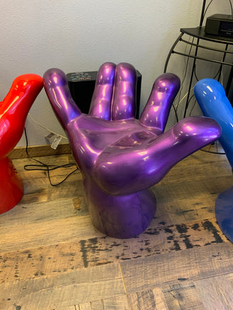 Purple Hand Chair Life Size Statue - LM Treasures 