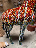Walking Pop Giraffe Life Size Statue - LM Treasures Life Size Statues & Prop Rental