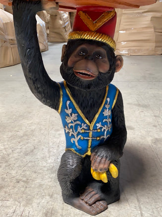 Circus Monkey Table Life Size Statue - LM Treasures 