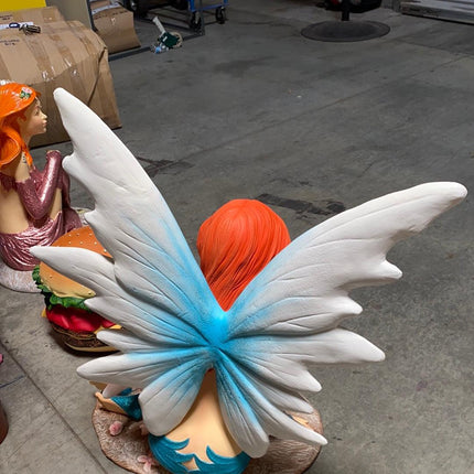 Small Blue Fairy Life Size Statue - LM Treasures 