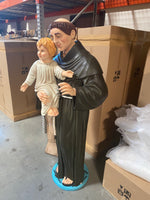 St. Anthony De Padua Life Size Christmas Statue - LM Treasures Life Size Statues & Prop Rental