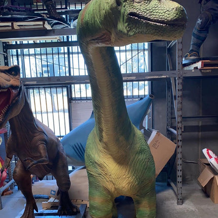 Brachiosaurus Dinosaur Walking Life Size Statue - LM Treasures 