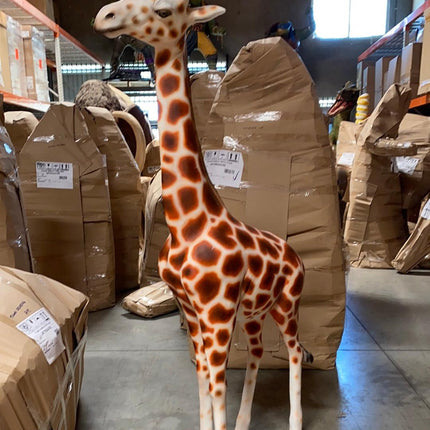 Walking Giraffe Life Size Statue - LM Treasures 