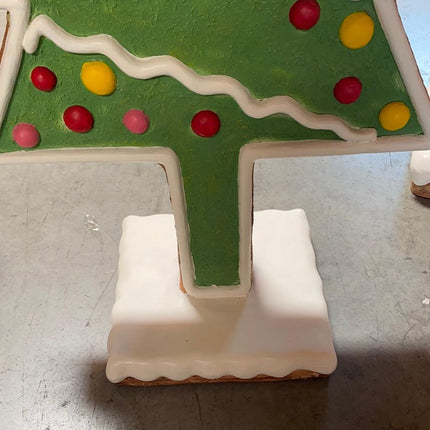 Small Gingerbread Christmas Tree Statue - LM Treasures 