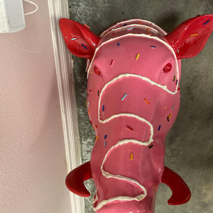 Sprinkles Wild Boar Head Statue - LM Treasures 