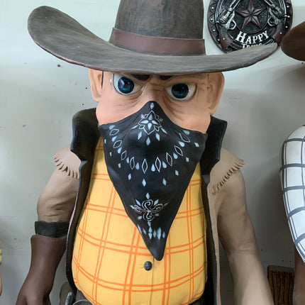 Cowboy Robber Life Size Statue - LM Treasures 