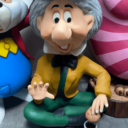 Mad Hatter Sitting Life Size Statue - LM Treasures 