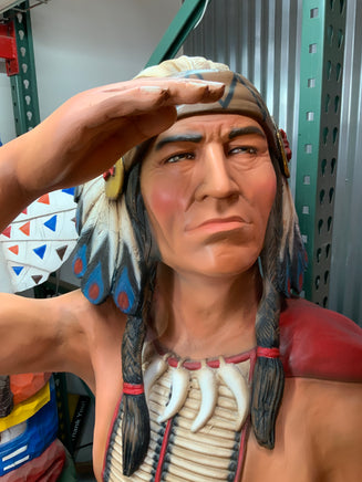 Tobacco Indian Chief Cigar Store Life Size Statue - LM Treasures 