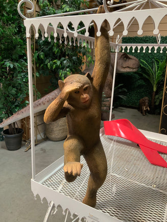 Monkey Pilo Chimpanzee Life Size Statue - LM Treasures 
