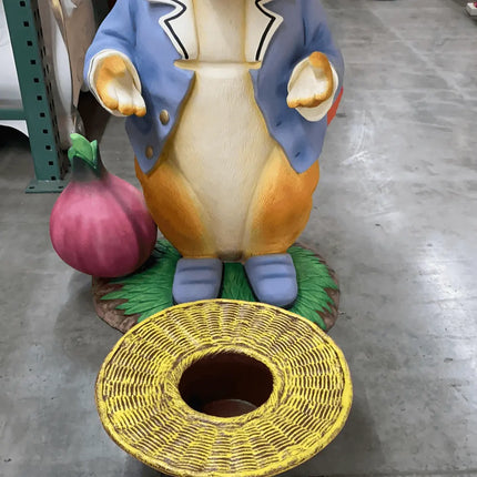 Rabbit With Onion Life Size Statue LM Treasures - A