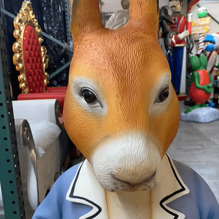 Rabbit With Onion Life Size Statue LM Treasures - A