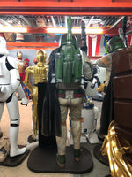 Green Boba Space Trooper Menu Board Life Size Statue - LM Treasures 