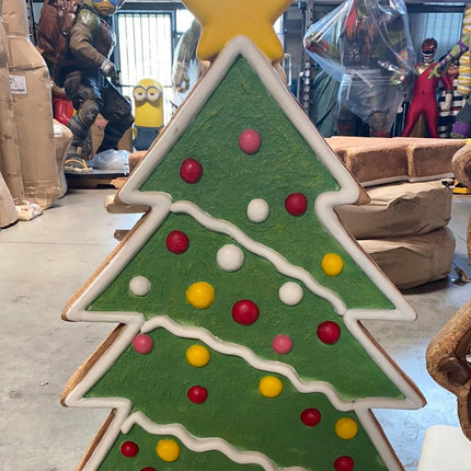 Small Gingerbread Christmas Tree Statue - LM Treasures 