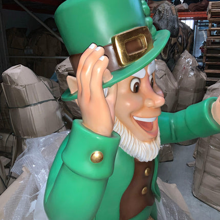 Leprechaun With Gold Life Size Statue - LM Treasures 
