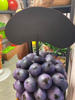 Purple Grapes Over Size Statue With Menu Board - LM Treasures 