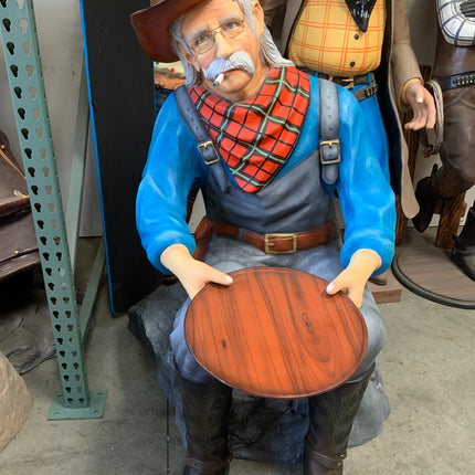 Gold Panner Life Size Statue - LM Treasures 