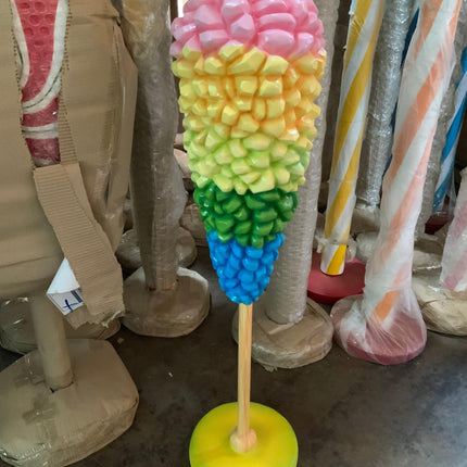 Small Rainbow Rock Candy Over Sized Statue - LM Treasures 