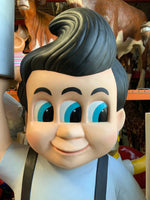 Three Eye Boy Holding Spray Can Life Size Statue - LM Treasures 