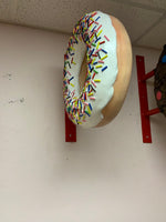 Hanging White Donut Over Sized Statue - LM Treasures Life Size Statues & Prop Rental