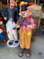 Scary Clown Playing Violin Life Size Statue - LM Treasures 