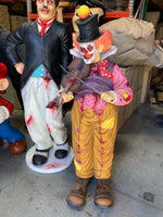 Scary Clown Playing Violin Life Size Statue - LM Treasures 