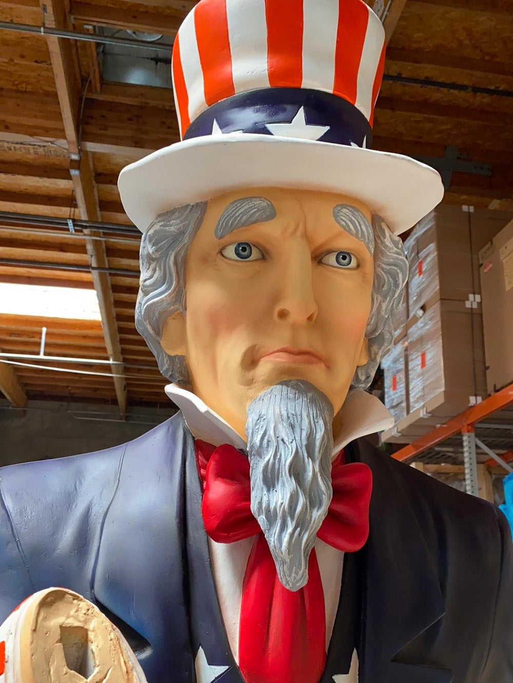 Patriotic American Uncle Sam Life Size Independence Statue| LM Treasures