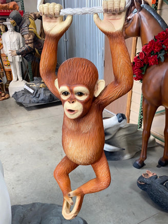 Baby Orangutan Life Size Statue - LM Treasures Life Size Statues & Prop Rental