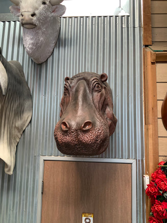Hippo Head Life Size Statue - LM Treasures 