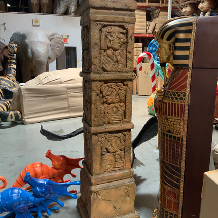Column Aztec Pilaster Greek Roman Prop Resin Decor - LM Treasures 