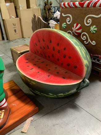 Watermelon Bench Life Size Statue - LM Treasures 