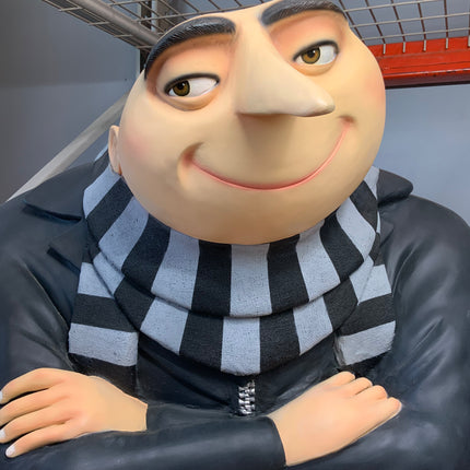 Cartoon Man Gru Statue - LM Treasures 