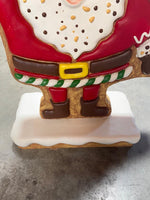 Santa Gingerbread Cookie Over Sized Statue - LM Treasures 