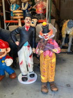 Scary Chaplin Clown Life Size Statue - LM Treasures 