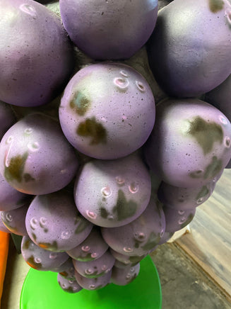 Purple Grapes Over Size Statue With Menu Board - LM Treasures 