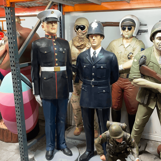 Marine Soldier Life Size Statue - LM Treasures 