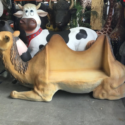 Camel Bench Life Size Statue - LM Treasures 