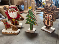 Small Gingerbread Christmas Tree Statue - LM Treasures 