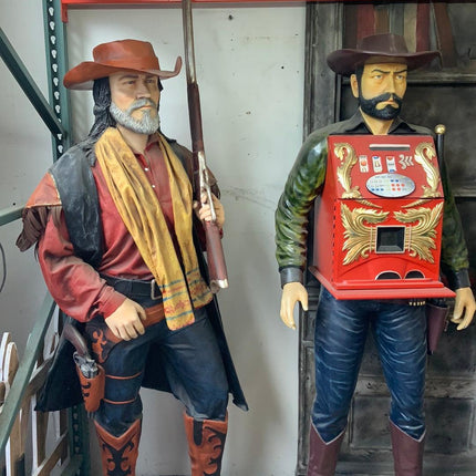 Cowboy With Shotgun Life Size Statue - LM Treasures 