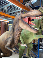 T-Rex Dinosaur On Base Life Size Statue - LM Treasures 