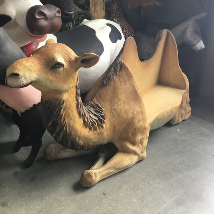 Camel Bench Life Size Statue - LM Treasures 