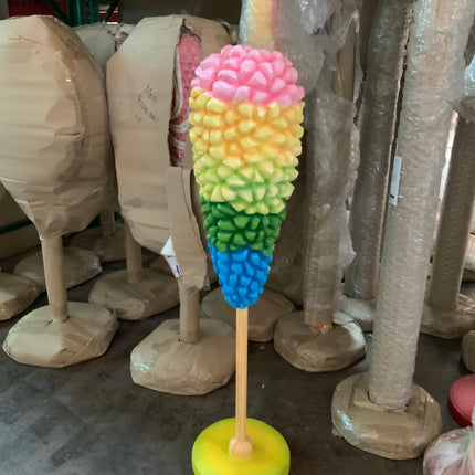 Small Rainbow Rock Candy Over Sized Statue - LM Treasures 