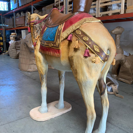 Camel With Saddle Life Size Nativity Statue - LM Treasures 