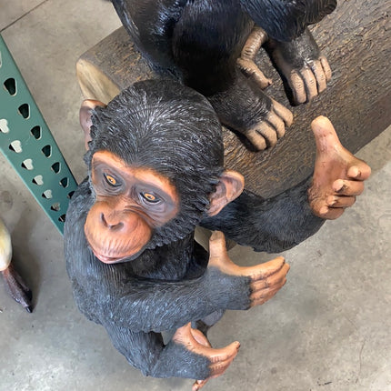 Monkey Chimpanzee Congo Life Size Statue - LM Treasures 