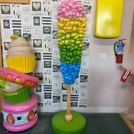 Large Rainbow Rock Candy Over Sized Statue - LM Treasures 