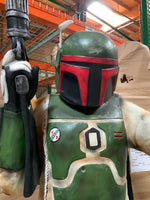 Green Boba Space Trooper Life Size Statue - LM Treasures 