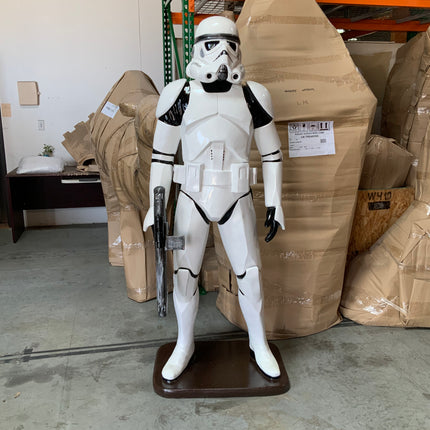 White Space Trooper Life Size Statue - LM Treasures 