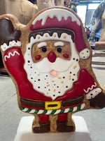 Santa Gingerbread Cookie Over Sized Statue - LM Treasures 